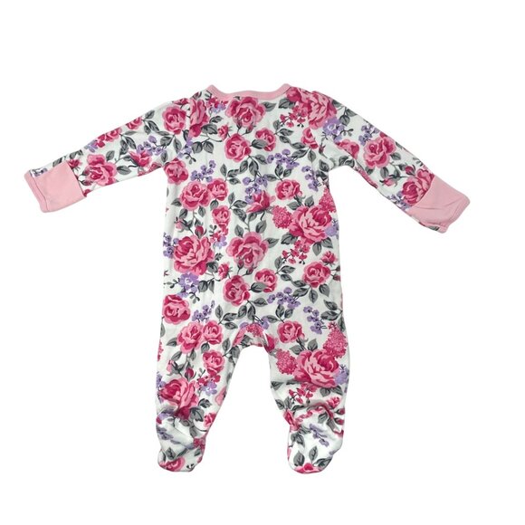 Baby Girl's Organic Cotton Sleepers‎ - Size 0-3 M - Picture 3 of 9